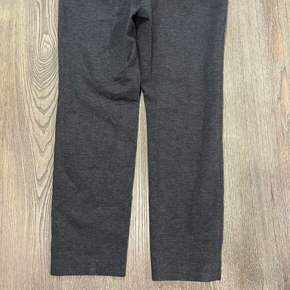 NWOT J. Jill Pintucked Ponte Slim-Leg Pants Mid Rise Pull-On Stretch Gray Size S - Picture 10 of 11